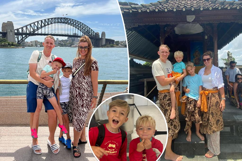 The couple takes their two children out of school to travel the world with them, have more quality family time: 'Go as far as we can'